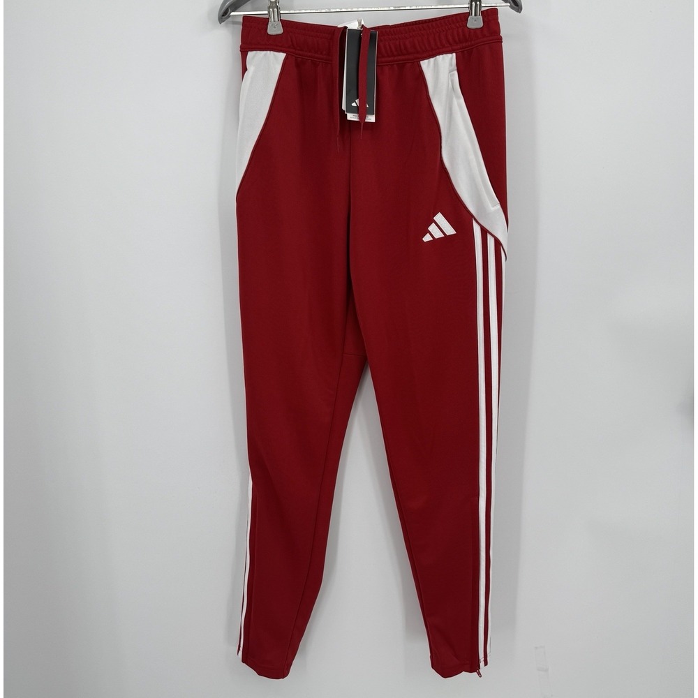 Adidas Mens Power Red Tiro 24 Soccer Training Pants Small IV7264 NWT